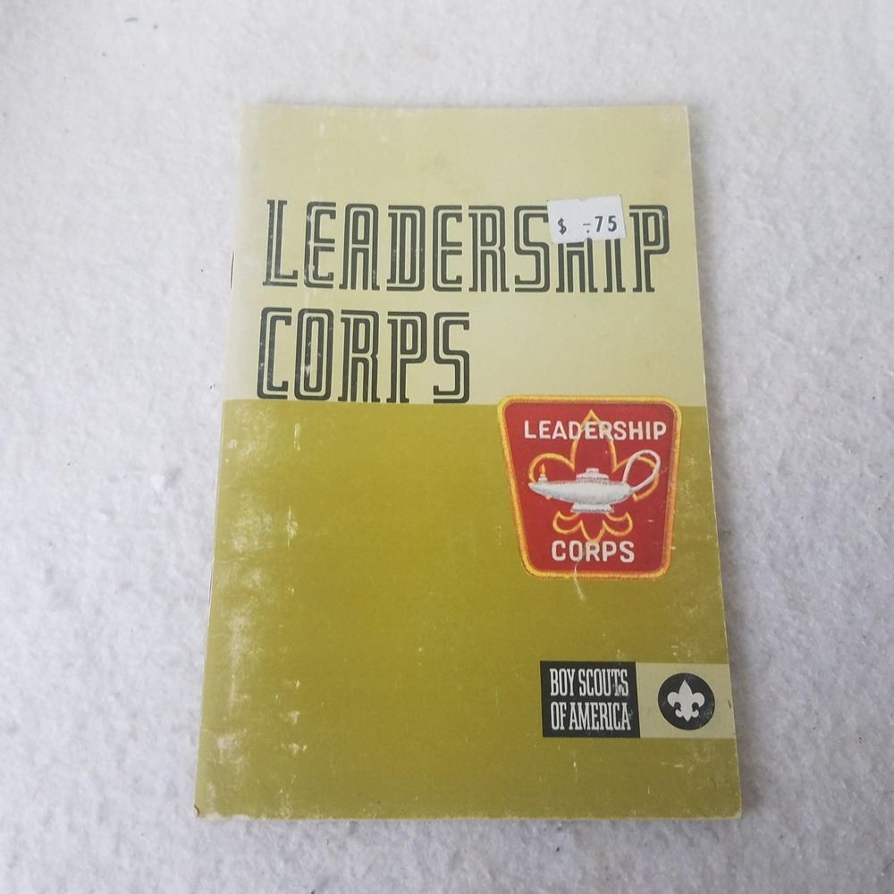 Boy Scouts of America Leadership Corps Handbook 1973 Vintage Scouting‎ Manual